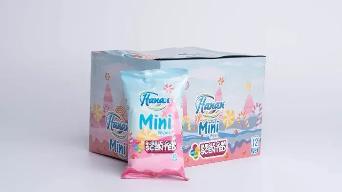 Hanan Bubble Gum Wipes 10S